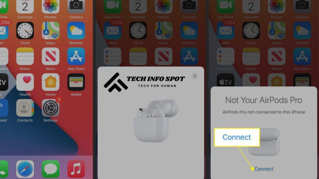 Different ways to connect your airpods