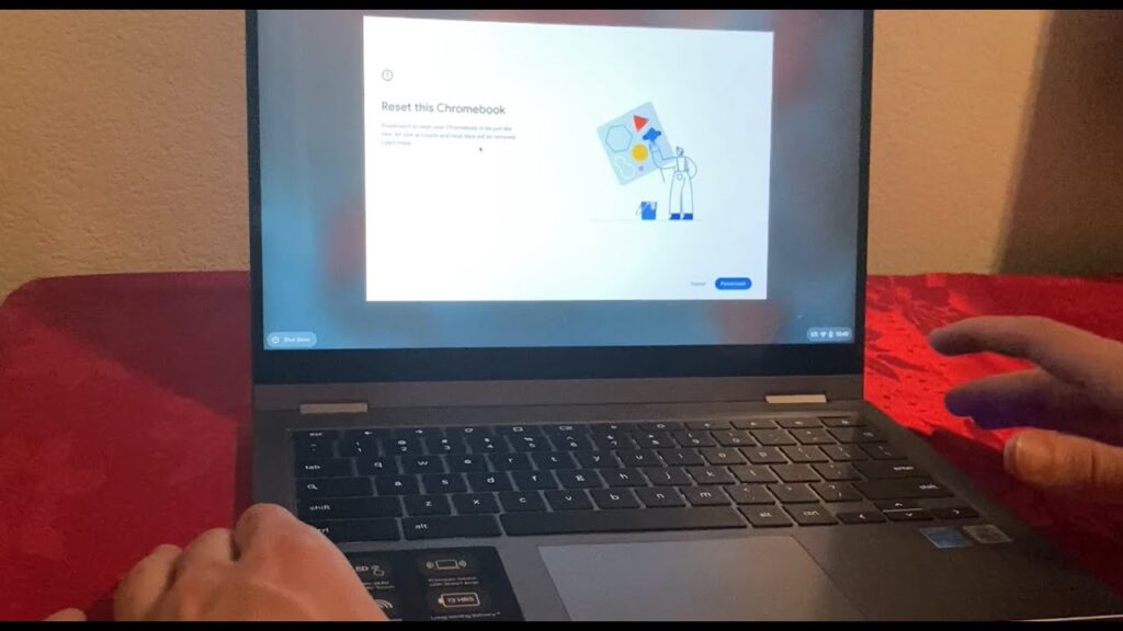 How to Restore your Chromebook by using Login Screen