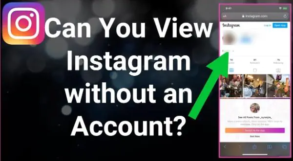 Methods to view Instagram profiles without having an account