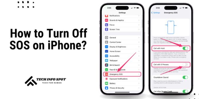 how to turn off SoS on Iphone