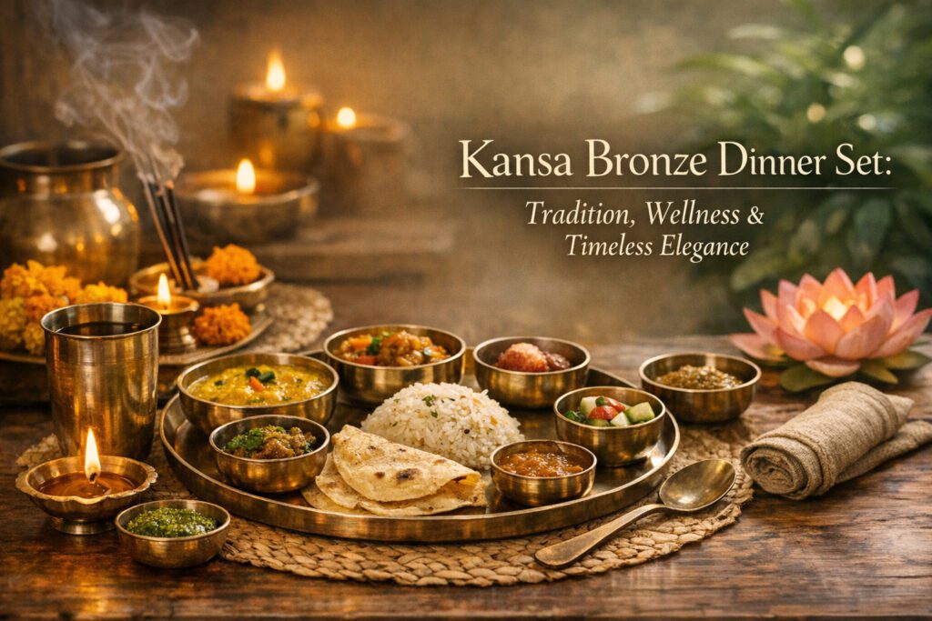 Kansa bronze dinner set