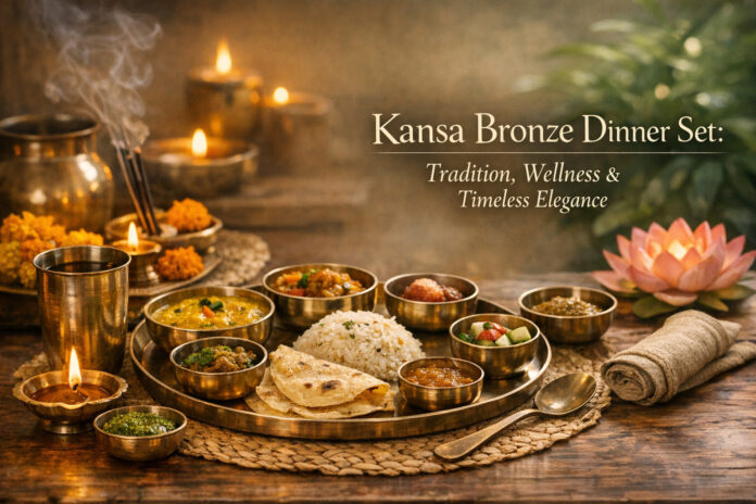 Kansa bronze dinner set