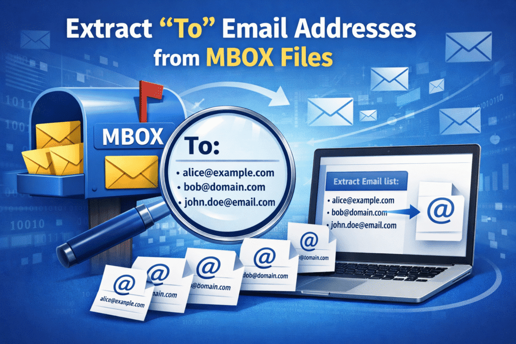 Extract To Email Addresses From MBOX Files 1 extract to email addresses from mbox files